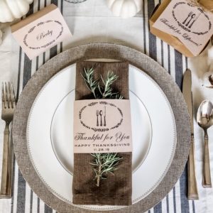 Thanksgiving Table Setting Bundle