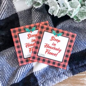 Fleece Blanket Gift Tags
