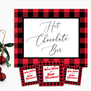 Buffalo Check Hot Chocolate Party Bundle