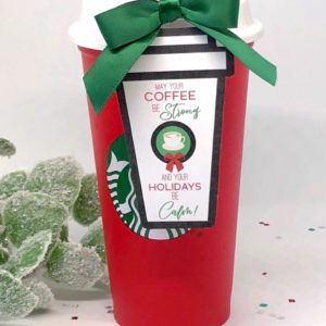 Christmas Coffee Gift Tags