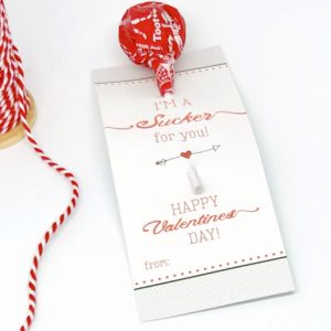 Printable Valentines for Lollipops