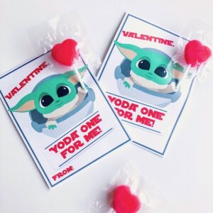 Baby Yoda Lollipop Valentine Kit