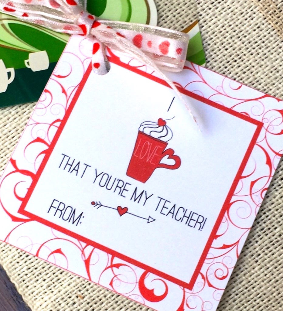 Printable Teacher Valentines | Instant Download