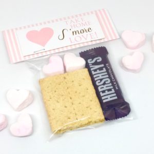 Valentine S'mores Printable Bag Topper