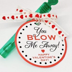 Printable Valentines for Mini Bubbles