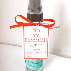 Printable Valentines for Hand Sanitizer