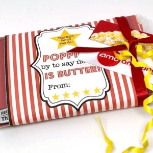 Teacher Appreciation Popcorn Wrap