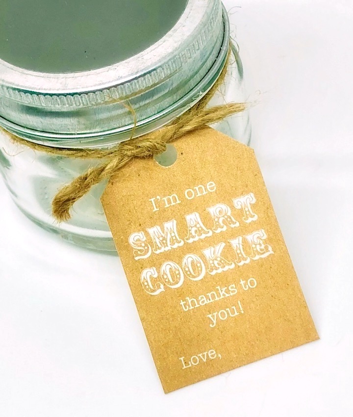 Teacher Appreciation Cookie Gift Tags | I'm One Smart Cookie