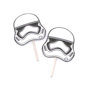 Stormtrooper Helmet Cupcake Toppers