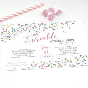 Baby Sprinkle Shower Invitations