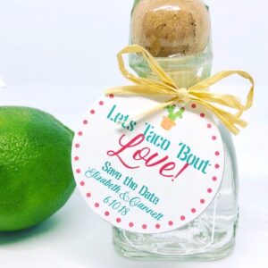 Taco 'Bout Love Favor Tags